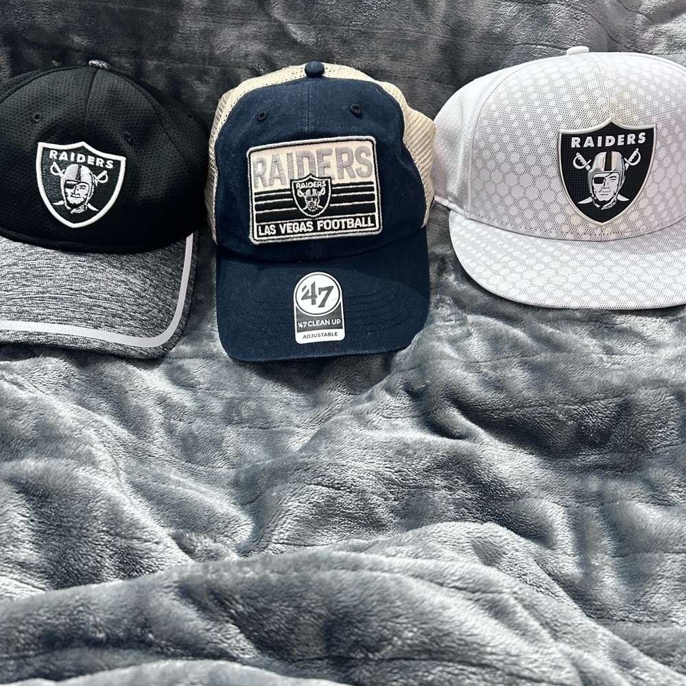 NFL, Utes, Jazz, Raiders hats